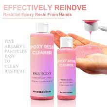 树脂专用洗手液，树脂模具清洁剂，树脂清洁液，神奇的树脂去除剂洗手液，用于去除环氧树脂胶和环氧光泽漆。深度清洁，硅胶 DIY 必备