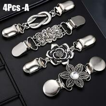 复古毛衣披肩夹复古开衫领夹正装衬衫胸针夹女装腰夹套装裤子束腰衣服腰夹，复古衬衫连衣裙开衫夹，毛衣披肩胸针套装新年情人节服饰配饰