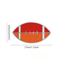 Personalized INS Basketball And Football Badge Pins, Cartoon Sports Souvenir Metal Badges For Bag And Clothes Decoration Best Gifts Birthday