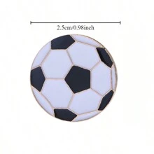 Personalized INS Basketball And Football Badge Pins, Cartoon Sports Souvenir Metal Badges For Bag And Clothes Decoration Best Gifts Birthday