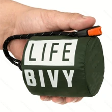 Emergency Sleeping Bag Survival Bag 1 Pack | Survival Sleeping Bag Emergency Sleeping Bags Emergency Bivy Sack | Portable Emergency Blanket Survival Gear Emergency Bivvy Thermal Sleeping Bag Camping