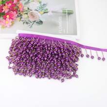 1 Yards Beaded Fringe Decorative Tassels Pendants 4.5cm Wide Lace For Crafts Sewing Accessories Tassel DIY Trimming Trims Trim Fringes Sewing Fringe Tassels Tassel Fringe Trim Decoration Sewing Fringes Fabric And Lace Tassels Crafts Bead Fringe - Multicolor - View 13