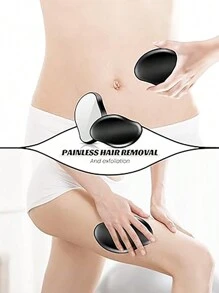 1pc New Crystal Hair Removal Painless Hair Removal Tool Exfoliating Ladies Painless Physical Hair Removal Machine Manual ,Hair Products And Accessories For Barber Salon Beauty Travel Essentials