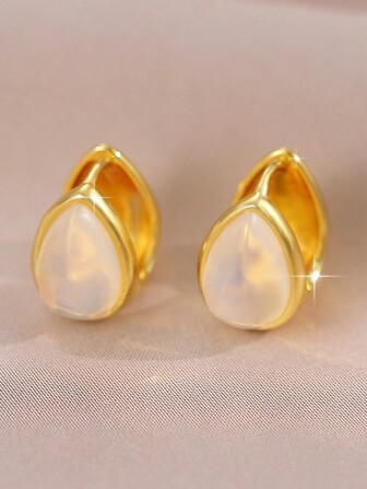 jealous young 1 对 Monalisa Mul CZ 耳钉 女士女孩金色婚礼耳环珠宝礼物