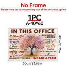 1 件带框励志墙画适用于办公室激励团队合作海报引言办公室墙壁装饰励志墙面装饰图片印刷品适用于办公室或卧室办公室礼物可直接悬挂,帆布 - 彩色 - 查看 14