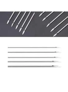 2/5/10PCS 14G Piercing Needles, Hollow Needles Stainless Steel Disposable Sterile Piercing Needles For Belly Navel Ear Cartilage Nose Lip Tongue Nipple Piercing