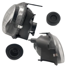 Pair Headlight Corsa Pick Up Wind Sedan Classic Wagon Mascara Negra 94 A 2003. - 黑色面具 - 查看 2