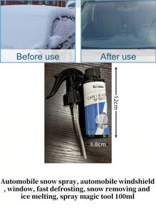 rayhong Random Delivery Of Automotive Glass Deicing & Anti-Freeze Liquid To Keep Windshield Clear, Anti-Fog, Anti-Dust For Improved Visibility - Multicolor - View 16