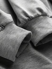 Tween Girl Cute Sunshine Girl Dance Yoga Slogan Print Pullover Round Neck Sweatshirt New Autumn And Winter