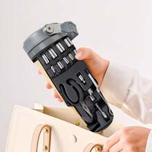 20 Oz Tool Box Tumbler - Stainless Steel Insulated Travel Mug With Handle, Lid, Straw, Leak-Proof, Non-Slip Reusable Mug, Suitable As A Gift For Coworkers, Fathers, Renovation Workers - Suitable For Christmas - 30oz - 查看 4