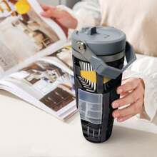 20 Oz Tool Box Tumbler - Stainless Steel Insulated Travel Mug With Handle, Lid, Straw, Leak-Proof, Non-Slip Reusable Mug, Suitable As A Gift For Coworkers, Fathers, Renovation Workers - Suitable For Christmas - 30oz - 查看 2