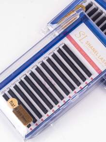 12 Reihen klassische flache elliptische Wimpern aus Kaschmir 0,20 0,25 0,15 J C D Curl matte schwarze elliptische gespaltene Spitzen klassische flache Wimpernverlängerung 8-15 mm super matte extrem weiche Seide flache Wimpernverlängerung Einzelfasern, Kunstfell-Flach-Wimpern, Wimpernbüschel, Einzelwimpern, Wimpern, Falsche Wimpern