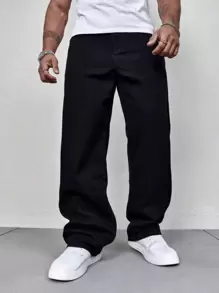 Calça Balão Masculina Denim Larga Dia dos Pais