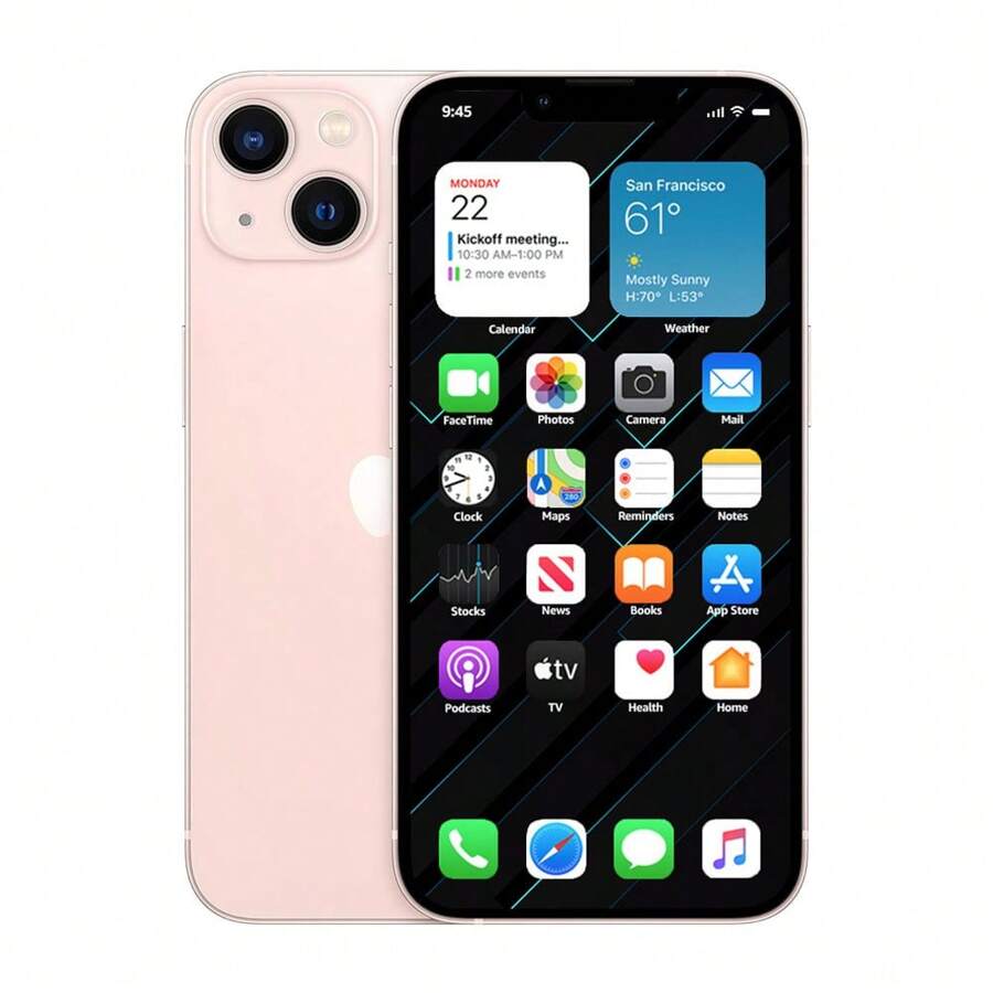 Apple IPhone 13 (Unlocked) 128GB/256GB/512GB (Refurbished - Acceptable Condition) - 粉色 - 查看 1