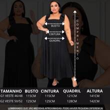 Plus Size Dress Bow On The Shoulder Long Linen Elegant Midi Social Casual Party Wedding Bride Civil Godmother Lined Strap Evangelical Modern G1 G2 G3 46 48 50 52 54 56 Nude Black Blue Green Lilac Premium High Quality - 黑色 - 查看 2