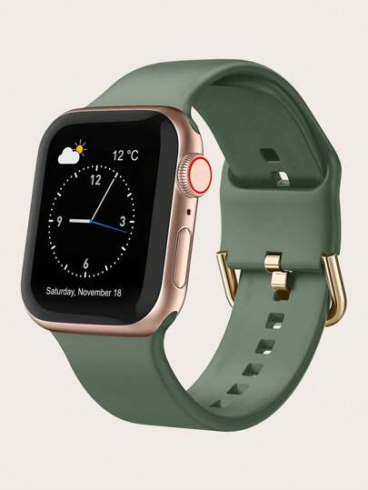 1 条男女通用硅胶运动表带，兼容 Apple Watch 表带 38 毫米 40 毫米 41 毫米 42 毫米 44 毫米 45 毫米 49 毫米，兼容 Apple Watch Series 9 Ultra 8 SE 7 6 5 4 3，可作为返校学生的礼物