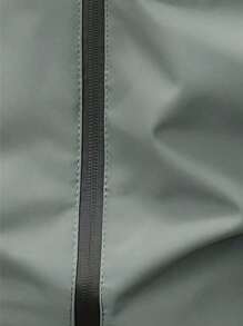 Casual carta suelta más tamaño de la chaqueta de los hombres, chaqueta ligera transpirable suave, clásico y de moda camiseta de béisbol, adecuado para el béisbol, tenis, deportes al aire libre, los viajes y el desgaste diario. - Verde militar - Ver 6