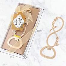 1pc New Creative Metal Wine Bottle Opener, Valentine's Day Gift, Wedding Favor, Birthday Party Supplies, Desktop Decor, For Outdoor, Camping