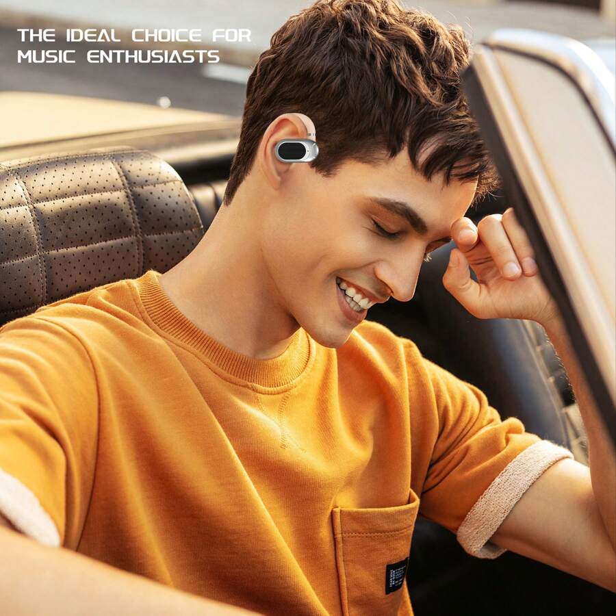 Kabellose 5.3 Sport Bluetooth Kopfhörer mit eingebautem Mikrofon und Lautstärkeregelung, offene