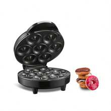 1 pieza Mini Máquina para Hacer Donas, Apta para Desayuno, Aperitivos, Postres, Revestimiento Antiadherente, Potencia de 1000W, Puede Hacer 7 Donas Lindas de 5cm a la vez, Electrodoméstico de Cocina, Máquina de Donas/Waffles - Tipo de Enchufe A USA (110-127V) - Ver 9