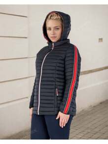 Piumino da donna taglie forti Cappotto ripiegabile con cappuccio imbottito leggero trapuntato