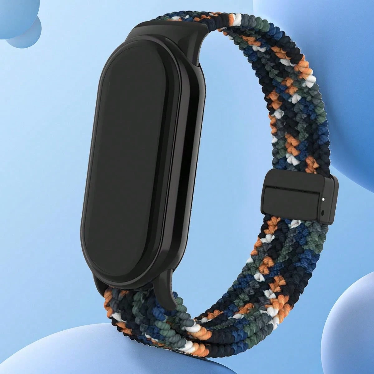 Cinturino Orologio In Gomma Nera 22mm - Ricambio Morbido, Regolabile, Impermeabile, Fibbia A Righe, Qualità Superiore