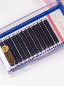 12 Reihen klassische flache elliptische Wimpern aus Kaschmir 0,20 0,25 0,15 J C D Curl matte schwarze elliptische gespaltene Spitzen klassische flache Wimpernverlängerung 8-15 mm super matte extrem weiche Seide flache Wimpernverlängerung Einzelfasern, Kunstfell-Flach-Wimpern, Wimpernbüschel, Einzelwimpern, Wimpern, Falsche Wimpern