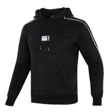 Puma Avenir 连帽衫 FL 连帽衫 男友风格 男士秋季运动服 训练跑步健身上衣 舒适休闲时尚运动衫 男友风格 订做大一码 599355-01 - 黑色 - 查看 1