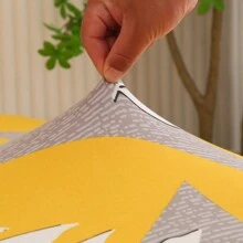1 件树叶图案沙发套，弹性全覆盖可洗沙发套，柔软通用保护家具装饰，适用于 1、2、3、4 座沙发 - 黃色 - 查看 8