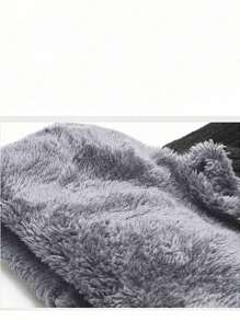 1 pieza Gorro de punto de invierno de felpa gruesa para hombres + Bufanda suave abrigada - Conjunto de gorro y bufanda gruesa y térmica para hombre y mujer, Gorro de invierno grueso y versátil con protección de orejas para uso al aire libre en invierno, Talla grande para hombres