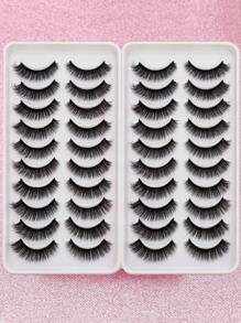 20/10/5/1 Cặp Lông Mi Giả Tự Nhiên Có Thể Lựa Chọn Lông Mi Chồn 3D Mềm Mượt Ấn Tượng Lông Mi Dài Mỏng Lông Mi Giả Nhiều Lớp Ngắn Dày Lông Mi Giả Số Lượng Lớn Sản Phẩm Trang Điểm Tiệc Cưới - Mi tự nhiên - Xem 5