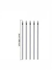 2/5/10PCS 14G Piercing Needles, Hollow Needles Stainless Steel Disposable Sterile Piercing Needles For Belly Navel Ear Cartilage Nose Lip Tongue Nipple Piercing