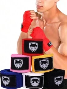 Escolha do Boxeador Profissional: Munhequeiras de Boxe Duráveis e Protetoras de Poliamida 3m para Desempenho e Segurança - Multicolorido - Visão 1