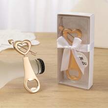 1pc New Creative Metal Wine Bottle Opener, Valentine's Day Gift, Wedding Favor, Birthday Party Supplies, Desktop Decor, For Outdoor, Camping