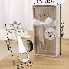 1pc New Creative Metal Wine Bottle Opener, Valentine's Day Gift, Wedding Favor, Birthday Party Supplies, Desktop Decor, For Outdoor, Camping