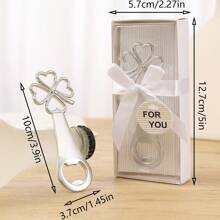 1pc New Creative Metal Wine Bottle Opener, Valentine's Day Gift, Wedding Favor, Birthday Party Supplies, Desktop Decor, For Outdoor, Camping