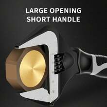 Large Opening Wrench, Universal Wrench, Adjustable Wrench, Steel Machinery Workshop, Manual Maintenance Tool, Car Bicycle Wrench, Tools For Men - Black - View 6