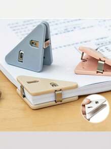 10 piezas de Clips multiusos de ángulo recto, suministros de oficina, clips de carpeta, clips para enrollar exámenes, clips para archivos y notas, clips para almacenamiento de datos (color aleatorio), de vuelta a la escuela, suministros de aprendizaje - Multicolor - Ver 4