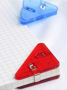 10 piezas de Clips multiusos de ángulo recto, suministros de oficina, clips de carpeta, clips para enrollar exámenes, clips para archivos y notas, clips para almacenamiento de datos (color aleatorio), de vuelta a la escuela, suministros de aprendizaje - Multicolor - Ver 7