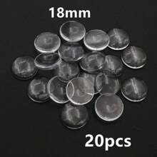 6-40mm Round Glass Cabochons Dome Transparent Clear Flat Back For Blank Bezel Trays Pedant Bracelet DIY Jewelry Making Accessories - Clear - View 16