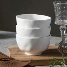 Japanese-Style Rock Black And White Matte High-End Tableware, Wholesale Ceramic Rice Bowls And Dessert Bowls For Household Use And Gifts