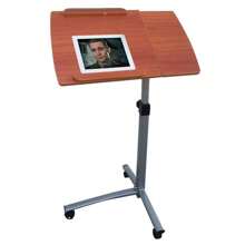 Adjustable Height Stand Up Laptop Table Lift Computer Desk Rolling Workstation