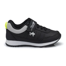 MEN'S CHILDREN'S SNEAKERS COMFORTABLE BOY'S SHOES - màu đen - Xem 1