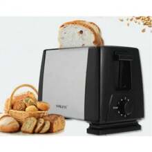 Tostadora de pan de molde 2 rebanadas, Tostadora 2 ranuras, 700 W, uso para casa, hogar, restaurantes, Sokany - Enchufe EU Tipo E(220-240V) - Ver 1