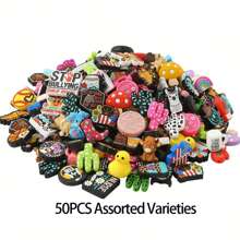 5/8/50pcs Multi-Color Silicone Bead Assortment, Jewelry Making, DIY Crafts For Key Chain, Bag Decor, Bracelet, Necklace - Multi-color Random Mix - View 6