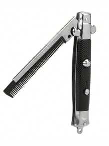 Folding Comb Spring Comb American Oil Head Comb Portable Travel Large Back Head Butterfly Pocket Automatic Jump Comb,Hair Brush,Comb,Hair Tools,Hair Products And Accessories For Barber Salon Beauty Travel Essentials,Back To School,Travel Holiday Essentials,Hair Accessories For Women,Brush,Hair Brushes,Edge Brush,Brush Hair,Hair Comb,Comb Hair,Detangling Brush,Ball Brush,Mini Hair Brush,Hair Brush Set,Wooden Comb, Comb, Slick Back Brush, Hairbrush, Edge Brush, Brush Hair, Hair Comb, Hair Brush Set, Comb Hair, Mini Hair Brush, Detangling Brush,Hair Products, Hair Tools, Hair Stuff, Hair Care, Curly Hair Brush, Barber, Barber Accessories, Hairdressing Equipment,Travel Essentials,Hairstyle,Hairdressing,Hair Brush,Slick Back Brush,Styling Brush,Curly Hair Brush,Edge Brush,Hair Comb,Brush Hair,Hair Brush Set,Comb Hair,Comb For Curls,Detangling Brush,Hair Brush For Women,Hair,Travel,Hair Products,Hair Tools,Hair Stuff,Barber,Barber Accessories,Barbershop,Hairdressing Equipment - Multicolor - View 5