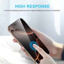 5pcs Screen Protector Compatible With Iphone 16 Pro Max 15 14 Plus 13 12 Mini 11 Tempered Glass Anti Scratch 9H Hardness Case Friendly