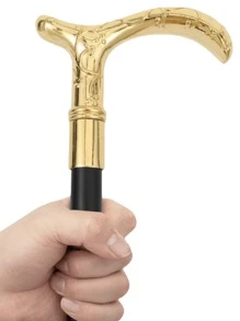 1pc Multicolor Plum Blossom Pattern Metal Cane Two Sections Detachable Bohemian Leisure Civilized Cane Halloween Christmas Role Playing Dance Performance Scepter Elegant High-End British Gentleman Cane Suitable For Daily Use And A Great Gift School