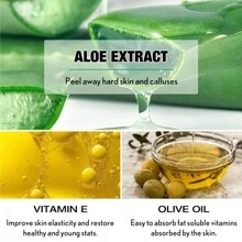 FATAZEN 1对装去角质足膜，保湿防裂足膜，温和去除死皮和老茧，舒缓泛红敏感肌肤，适用于手足敏感肌肤护理 - 綠色 - 查看 7