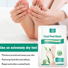 FATAZEN 1对装去角质足膜，保湿防裂足膜，温和去除死皮和老茧，舒缓泛红敏感肌肤，适用于手足敏感肌肤护理 - 綠色 - 查看 3